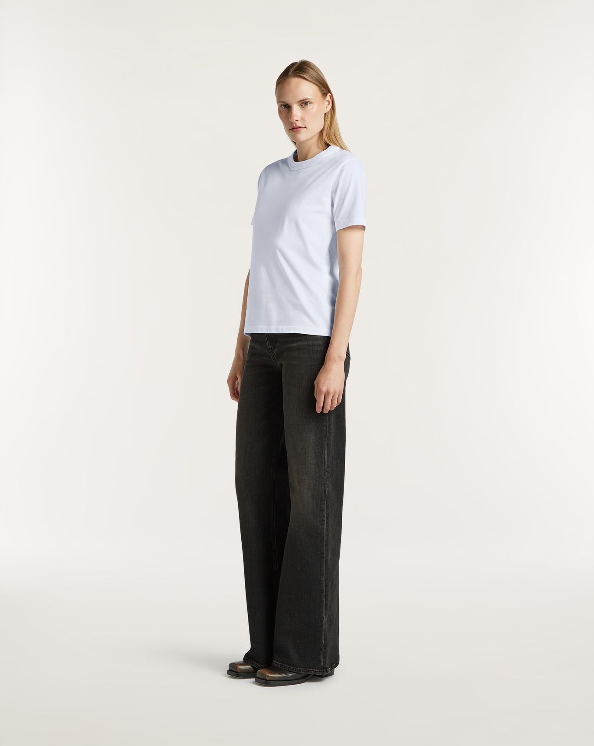 Denham Miku C Nero Wide Leg Jeans Zwart online kopen bij LDH Moda