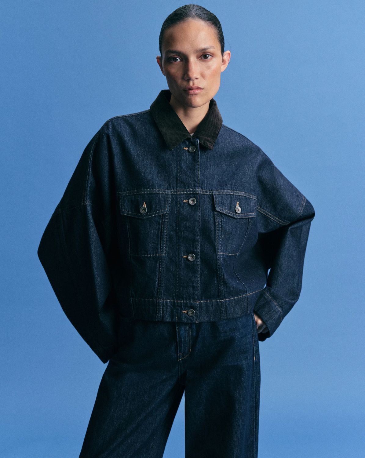 Drykorn Holbrooks Denim Jacket Mid Blue online kopen bij LDH Moda