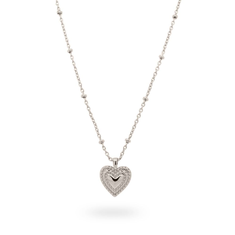 24Kae Necklace With Heart 32409S
