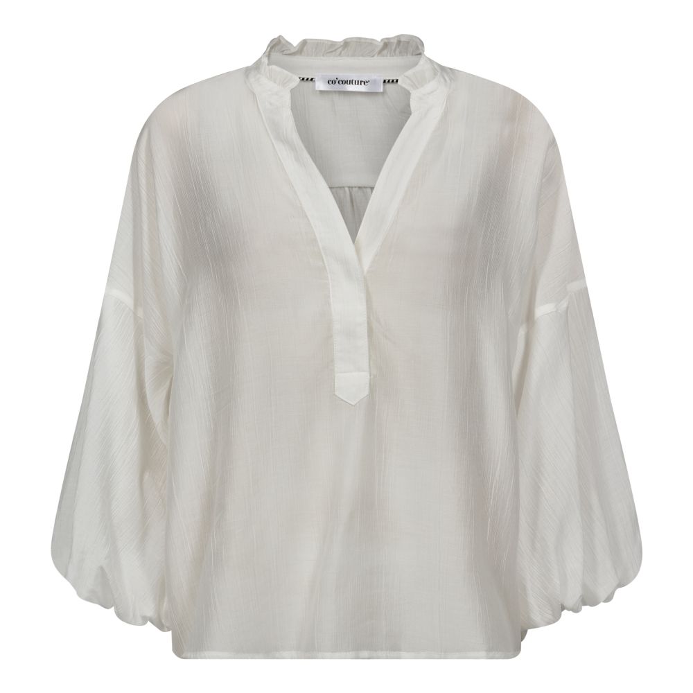 Co'Couture Kendra Frill Blouse White