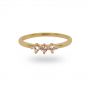 24Kae Ring met kleurstenen -12408Y