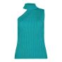 Co'Couture Badu Asym Top Turquoise