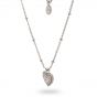 24Kae Necklace With Heart 32409S