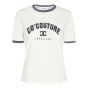 Co'Couture Edge Tee White