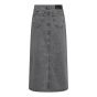 Co'Couture Vika Asym Slit Skirt Grey