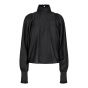 Co'Couture Kira Pleat Blouse Black