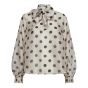 Co'Couture Drew Dot Blouse Black