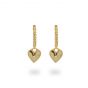 24Kae Earrings Heart Shaped 42404Y