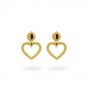 24Kae Statement Earrings Heart Shaped 42405Y