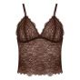 Love Stories Dawn Long Bralette Dark Brown