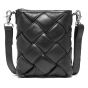 Depeche Mobilebag With Bubble Weaving 14540 Black