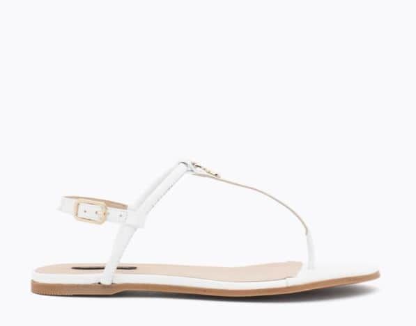  Patrizia Pepe   Leather Sandal White