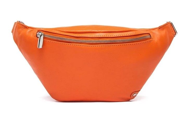 Depeche Leather Bumbag Orange